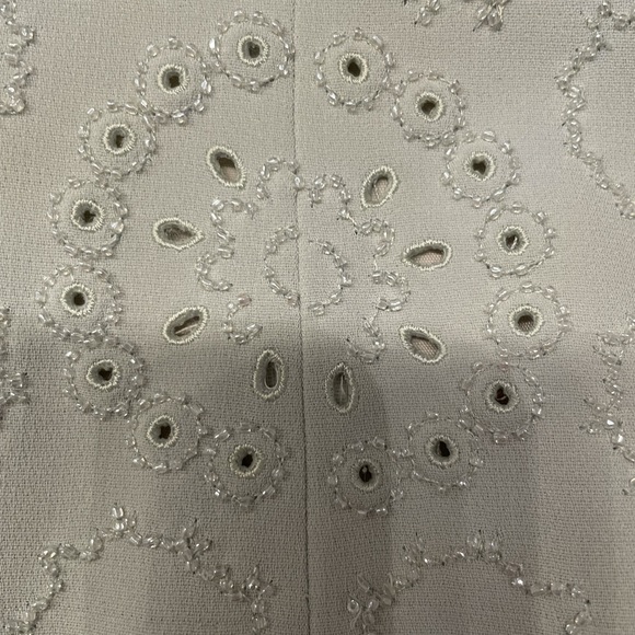 Albert Nipon Jacket & Matching sleeveless top Sz Sm. Clear Crystals on J… - Picture 15 of 15